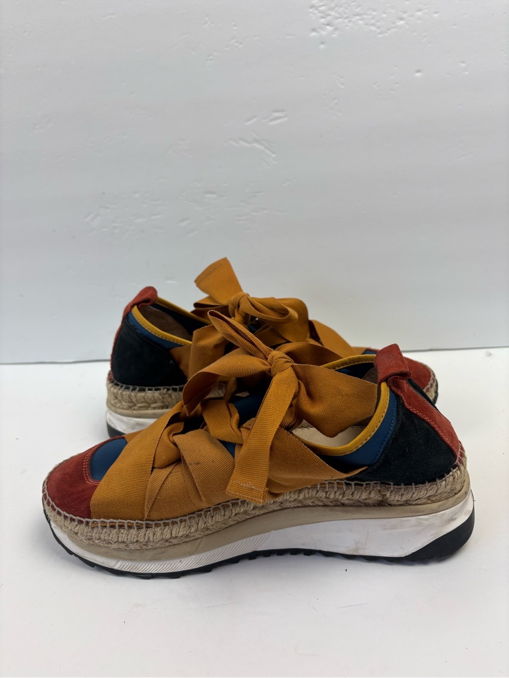 Free People Chapmin Espadrille Sneaker Platform Women’s size 40 9.5 - Picture 8 of 13
